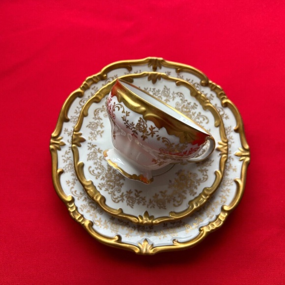 Weimar Porcelain Katharina Cup Saucer and Desert Plate - Picture 1 of 7